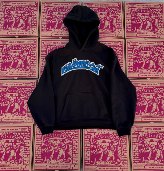 Klämmost - Black/Blue Shoota Hoodie