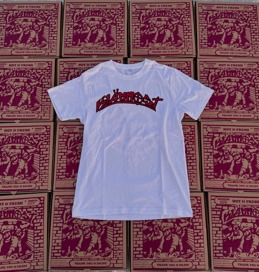 Klämmost - White/Red Shoota T-shirt