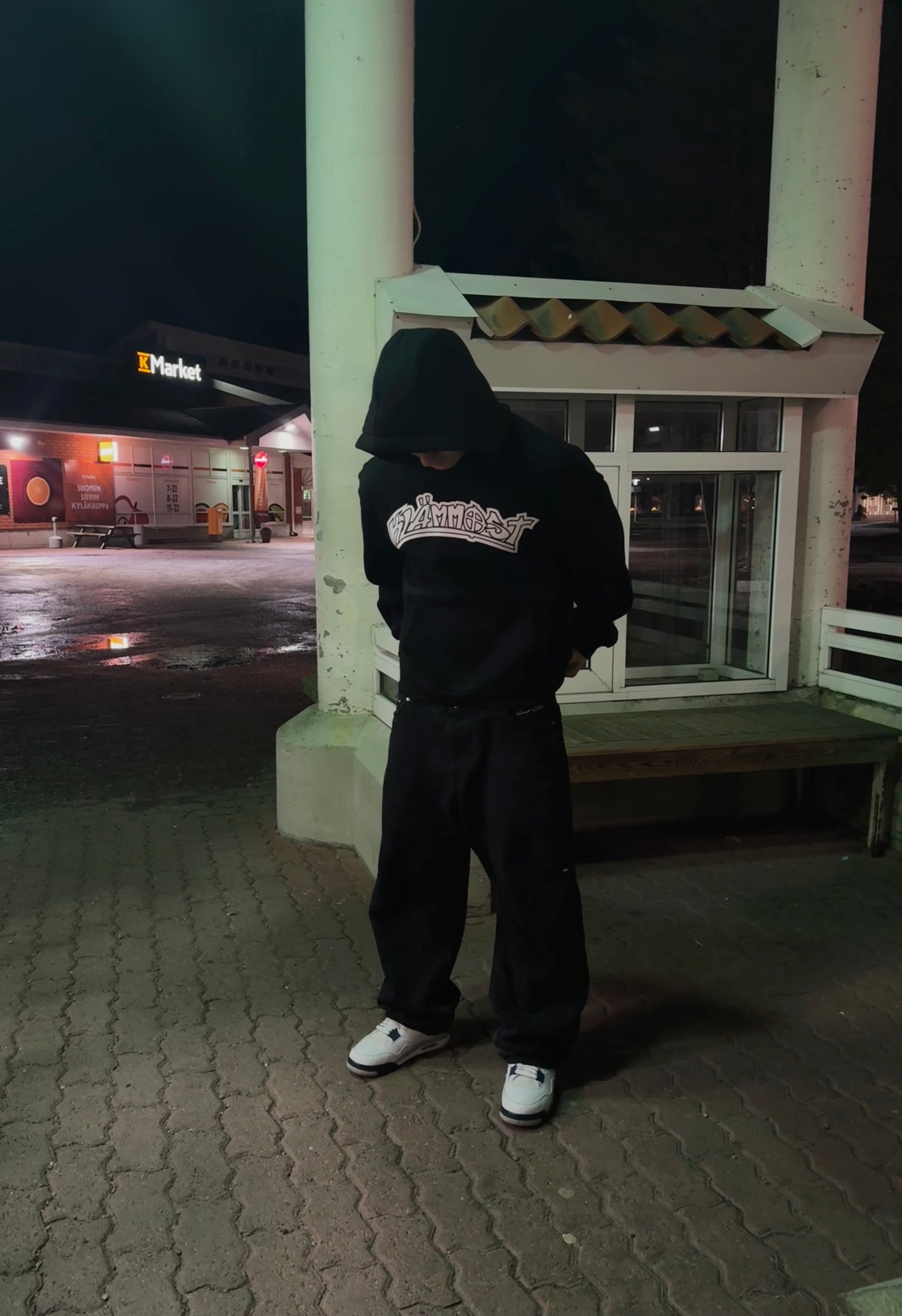 Klämmost - Black/White Shoota Hoodie